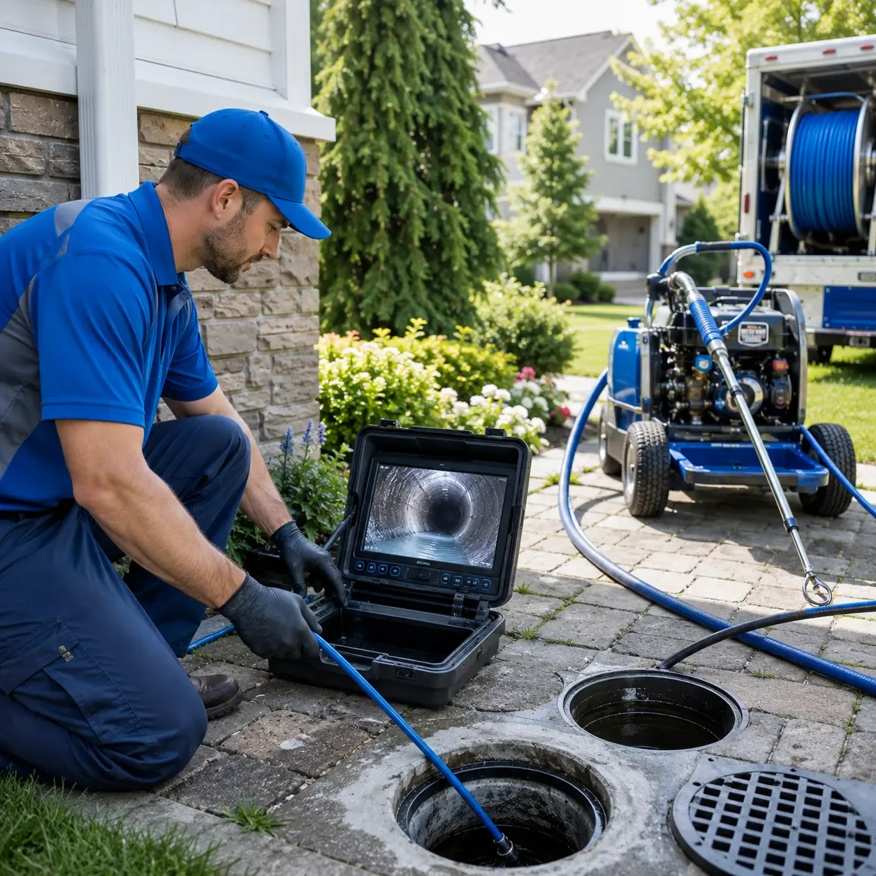 Outdoor drain cleaning professionals serving Furlong, PA