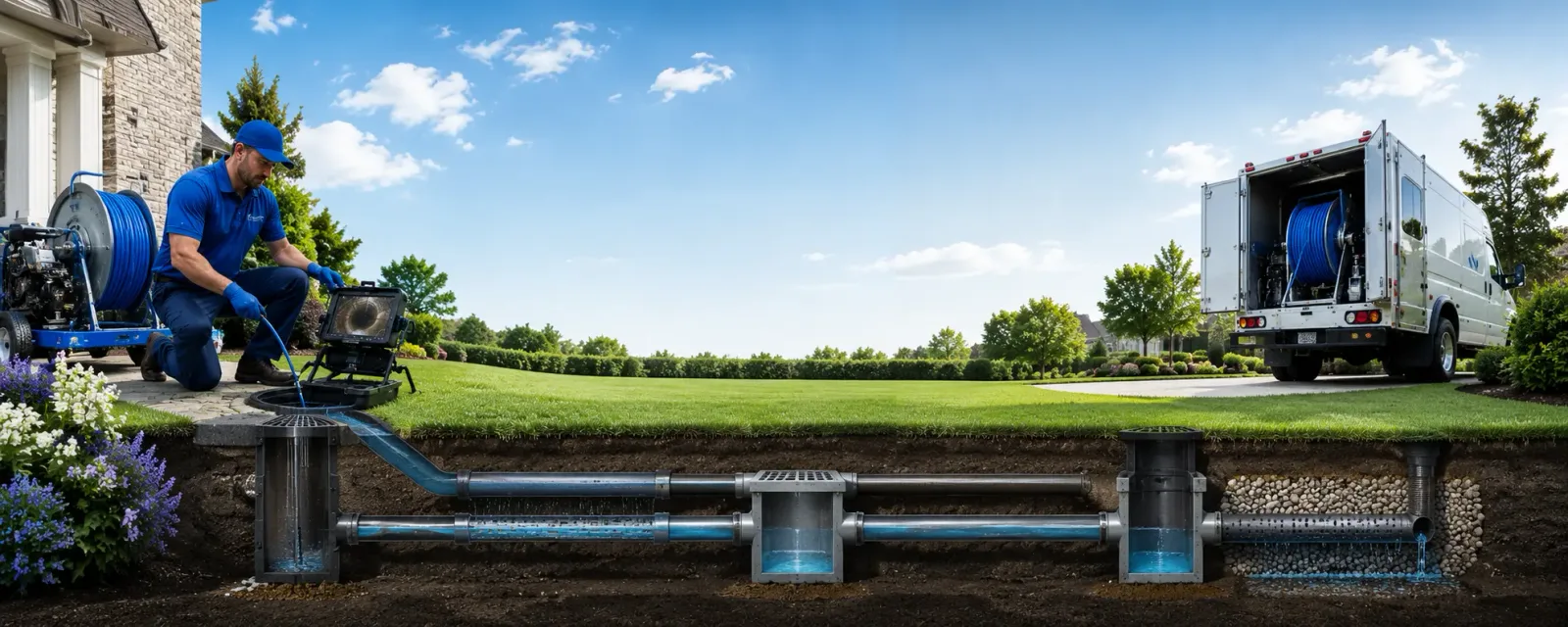 Outdoor drain cleaning information for Furlong, PA